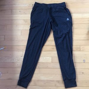 Dark grey Reebok joggers!